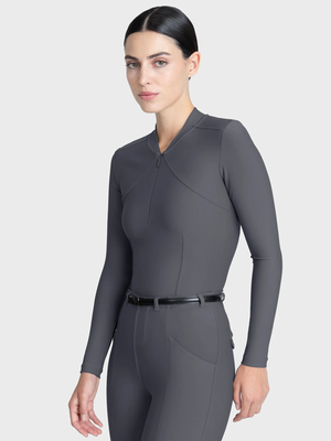 Maximilian Velya Long Sleeve Base Layer Graphite