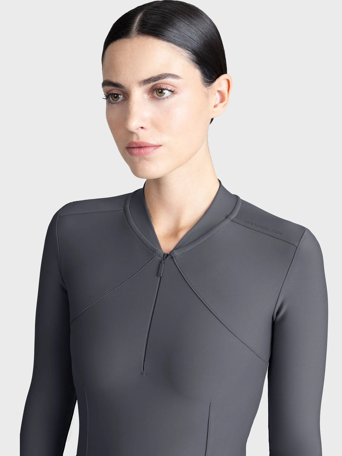 Maximilian Velya Long Sleeve Base Layer Graphite