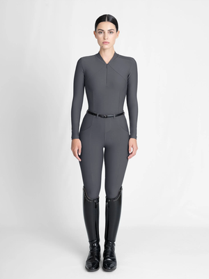 Maximilian Velya Long Sleeve Base Layer Graphite