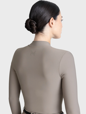 Maximilian Velya Long Sleeve Base Layer Taupe
