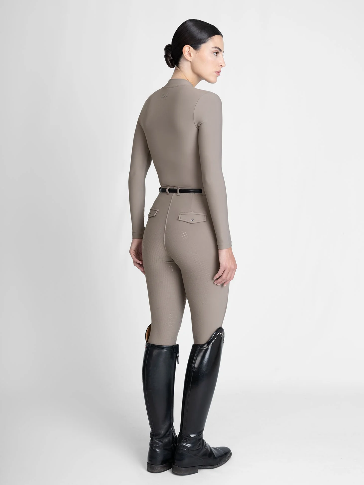 Maximilian Velya Long Sleeve Base Layer Taupe