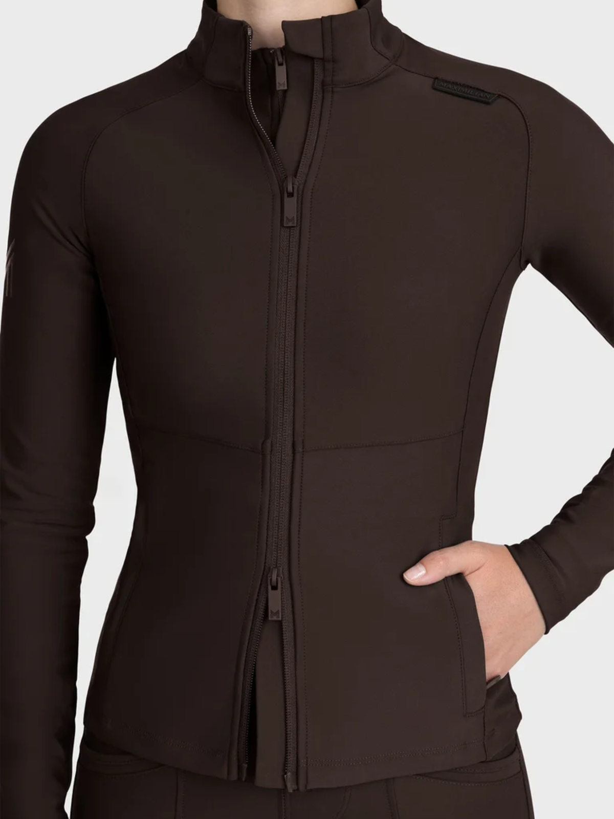 Maximilian Aldra Technical Jacket Chocolate
