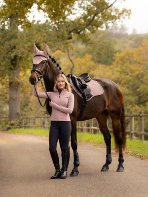 LeMieux Essence Close Contact Jump Saddle Pad Wild Rose