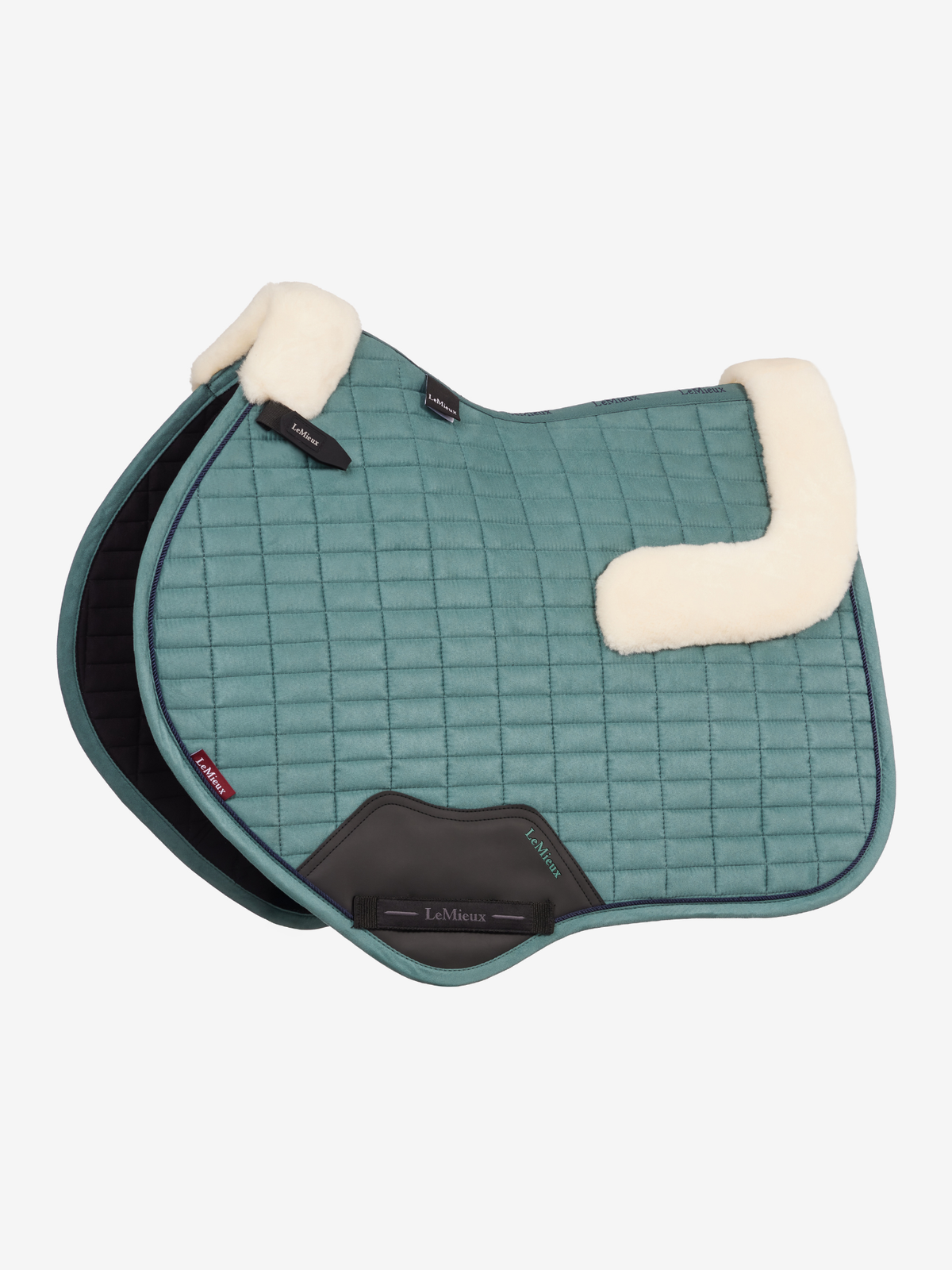 LeMieux Merino+ Suede Close Contact Saddle Pad Aloe