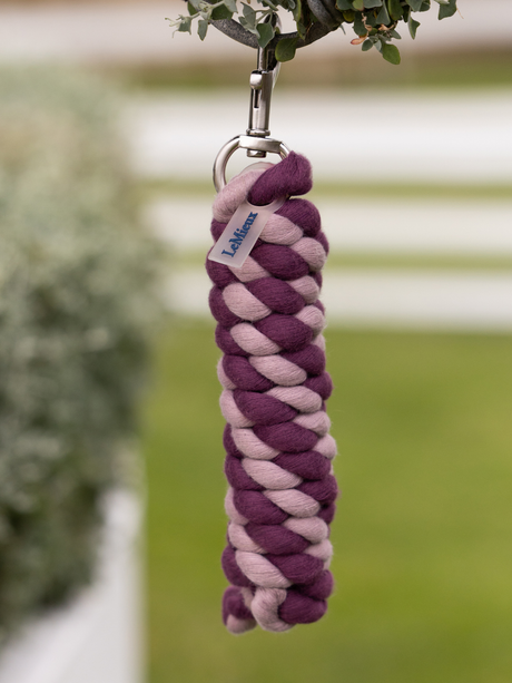 LeMieux Polycotton Leadrope Blackberry/Wild Rose