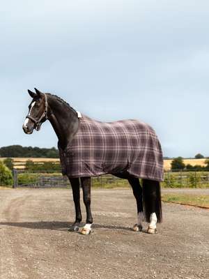 LeMieux Heritage Check Fleece Rug Cocoa