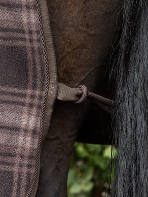 LeMieux Heritage Check Fleece Rug Cocoa