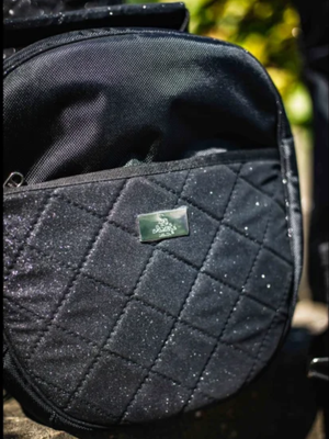 SD Design Hollywood Glamorous Helmet Bag - Midnight Sparkle