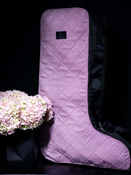 SD Design Hollywood Glamorous Boot Bag - Sparkling Rose
