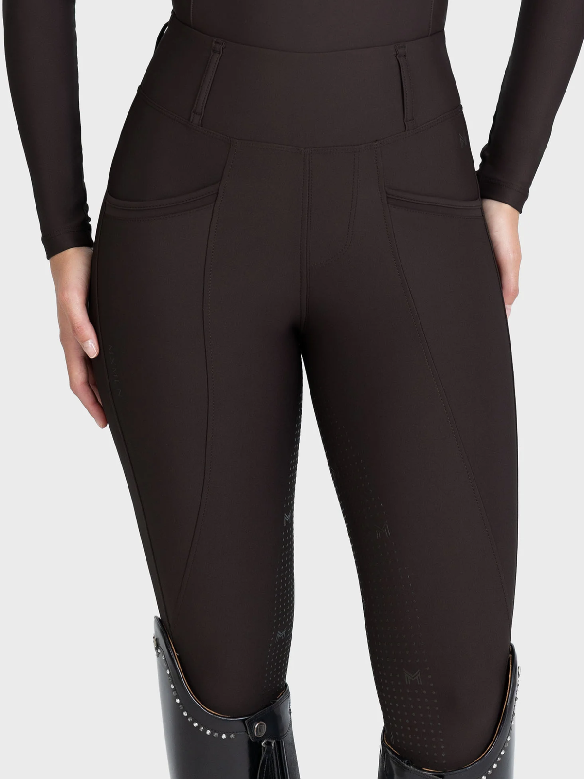 Maximilian Pro Riding Leggings Espresso