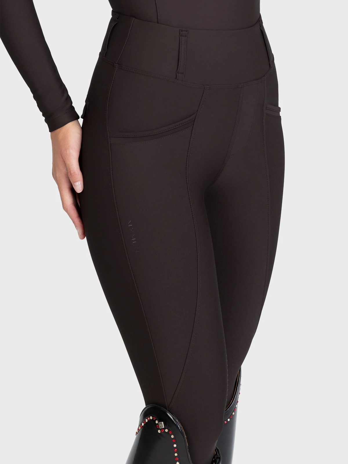 Maximilian Pro Riding Leggings Espresso