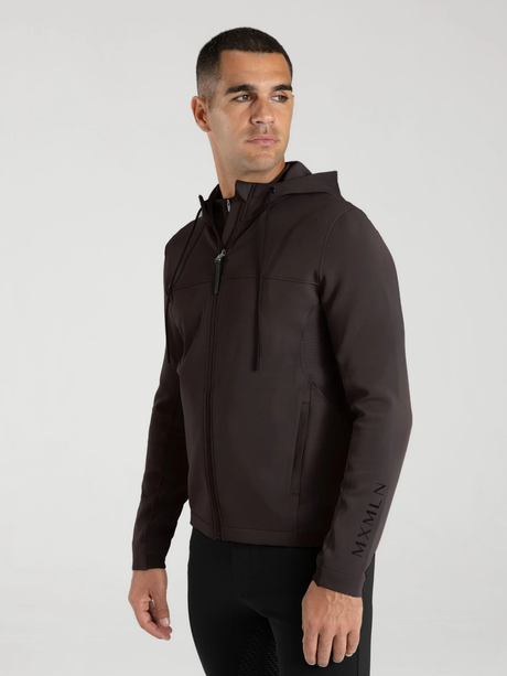 Maximilian Club Zip Hoodie Espresso