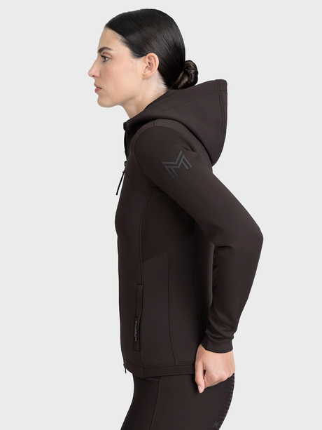 Maximilian Wolt Zip Hoodie Espresso
