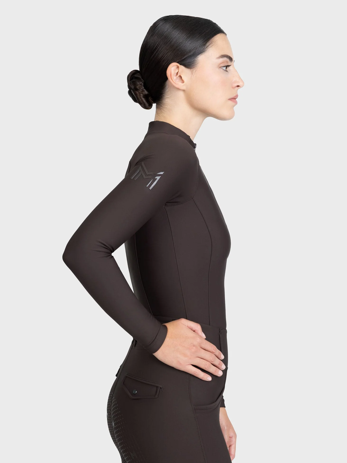 Maximilian Origin Long Sleeve Base Layer Espresso