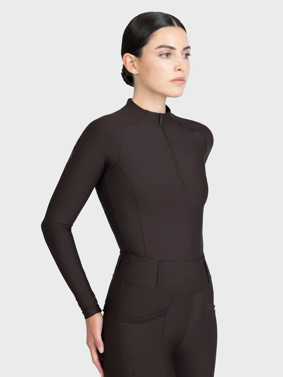 Maximilian Origin Long Sleeve Base Layer Espresso