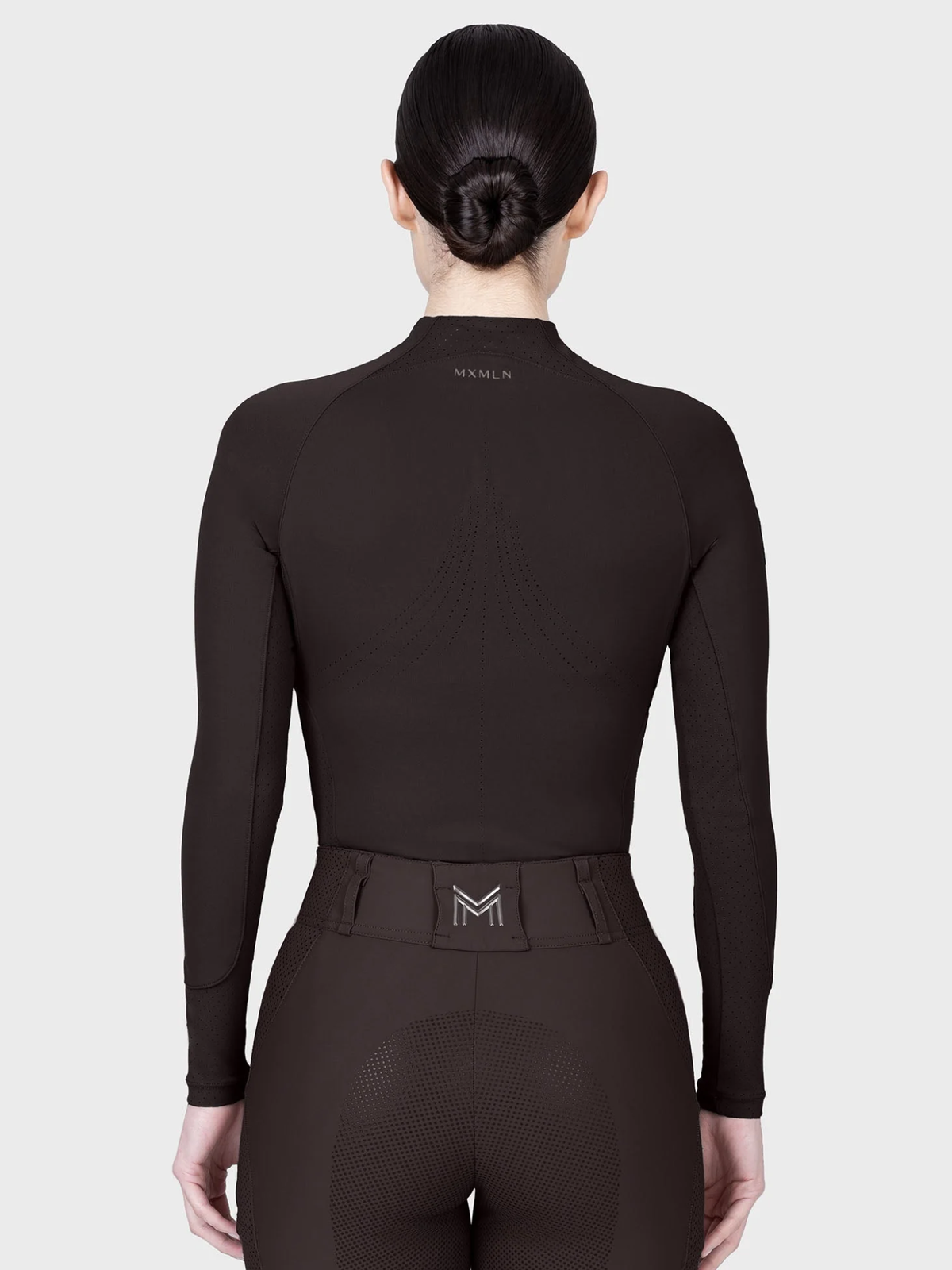 Maximilian Aero Long Sleeve Base Layer Espresso