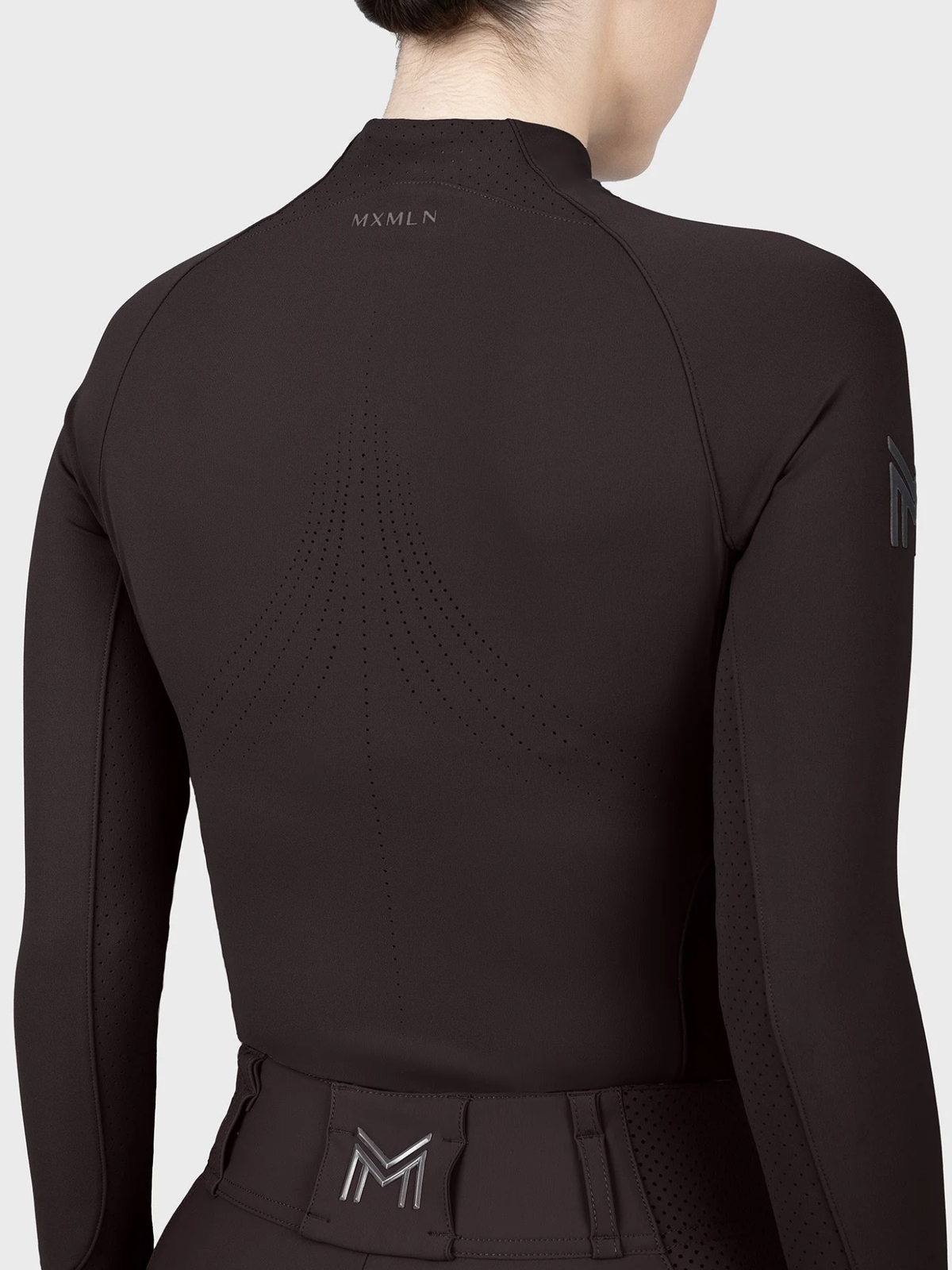 Maximilian Aero Long Sleeve Base Layer Espresso