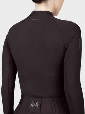 Maximilian Aero Long Sleeve Base Layer Espresso