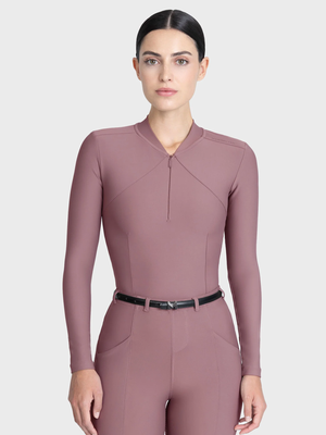 Maximilian Velya Long Sleeve Base Layer Heather