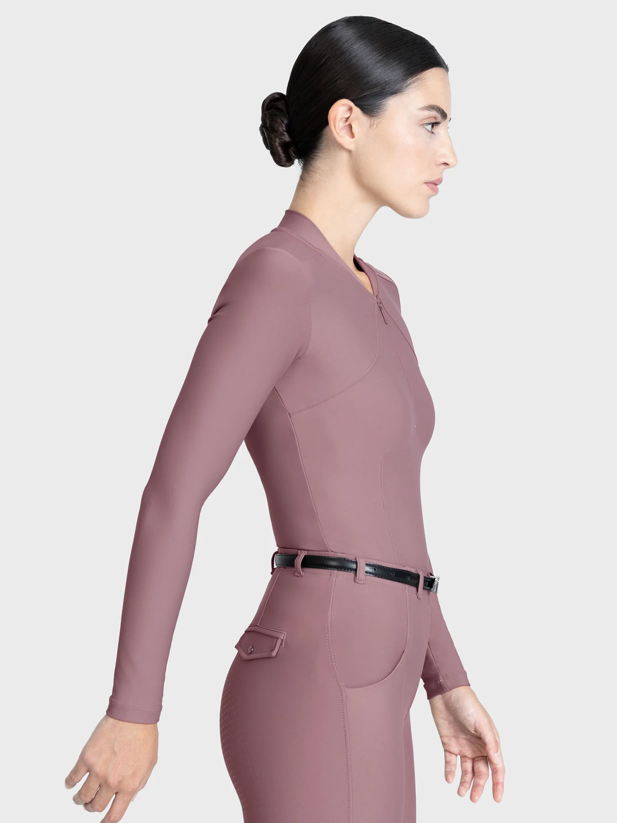 Maximilian Velya Long Sleeve Base Layer Heather