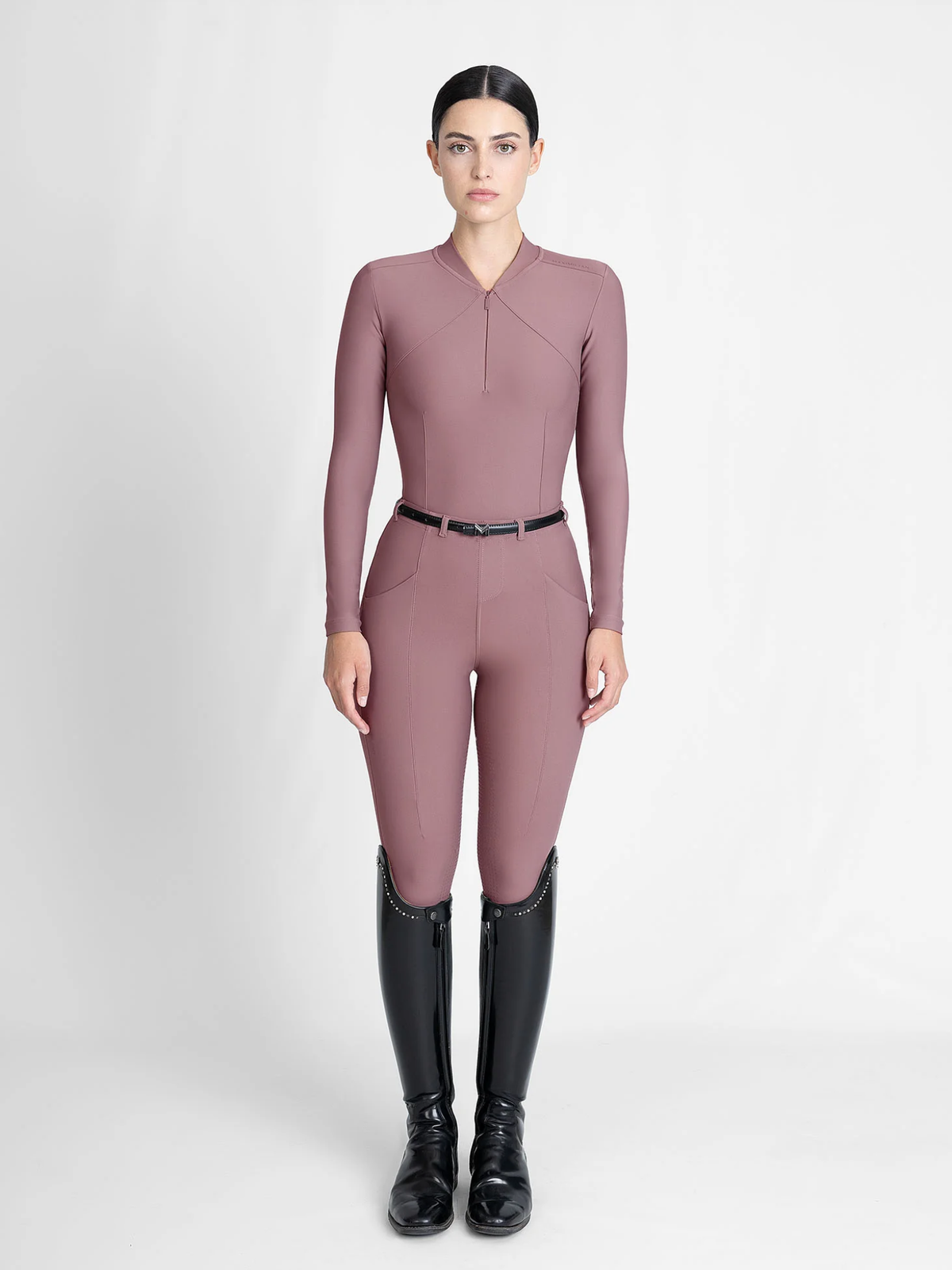 Maximilian Velya Long Sleeve Base Layer Heather