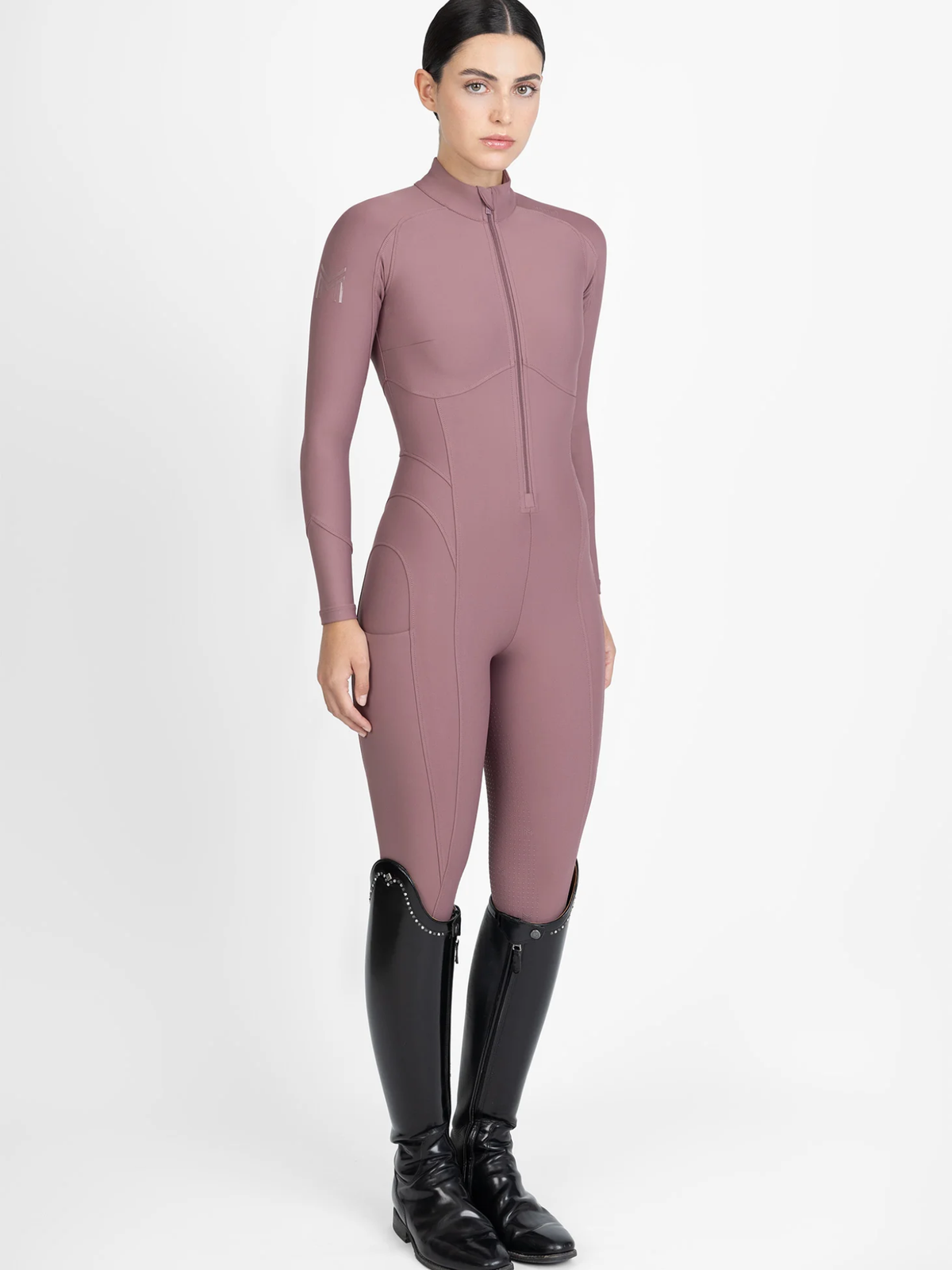 Maximilian Femme Riding Jumpsuit Heather