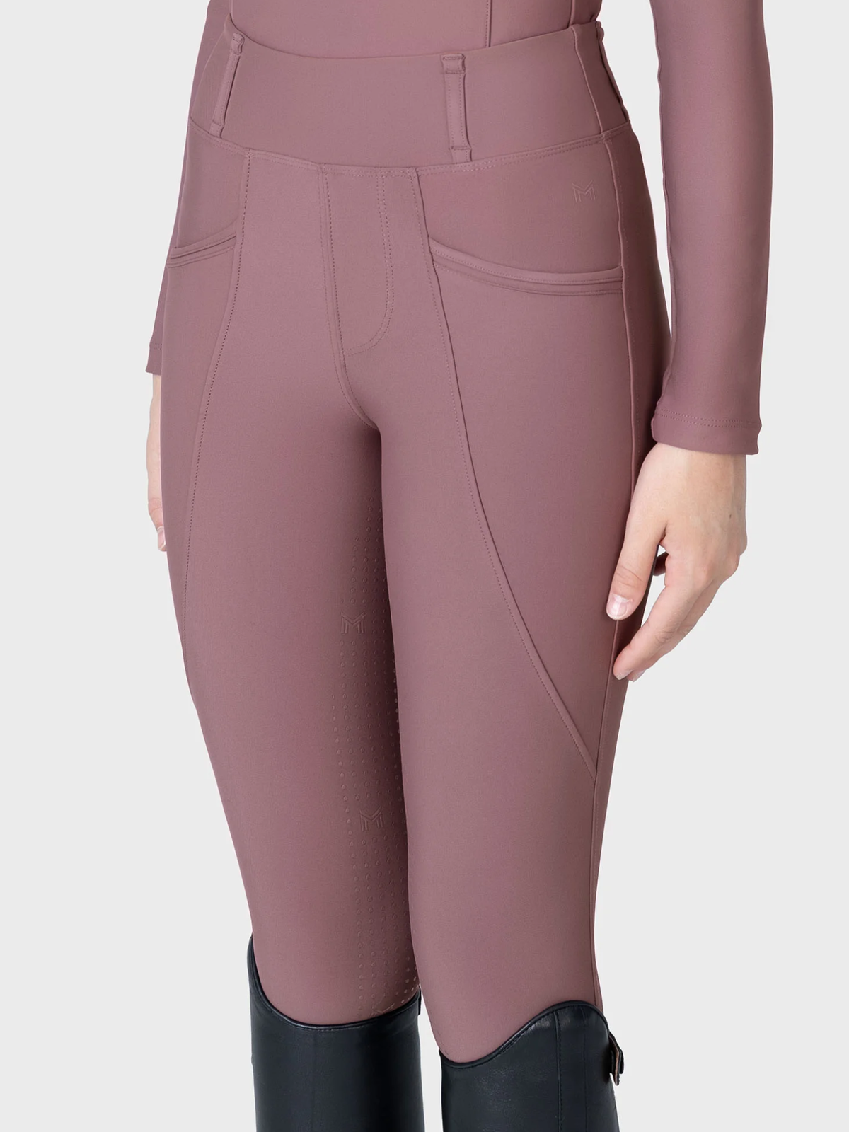 Maximilian Young Rider Pro Riding Leggings Heather