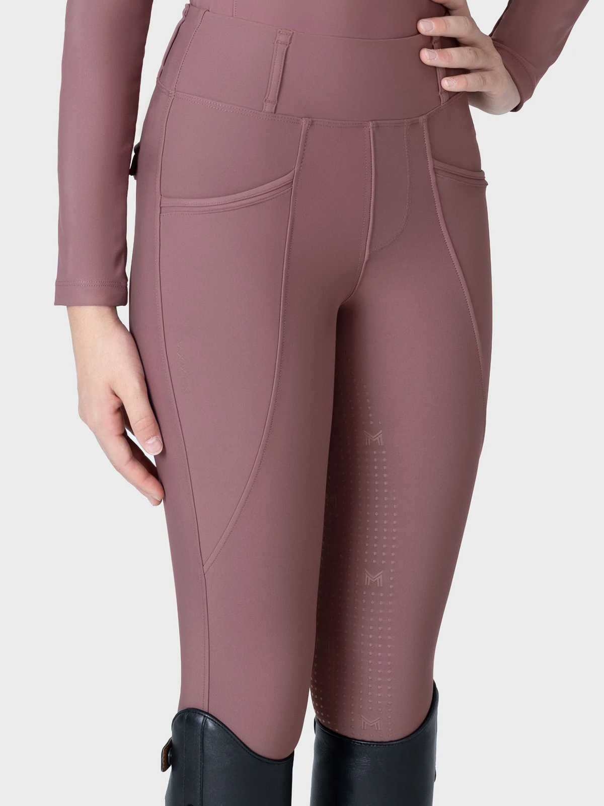 Maximilian Young Rider Pro Riding Leggings Heather