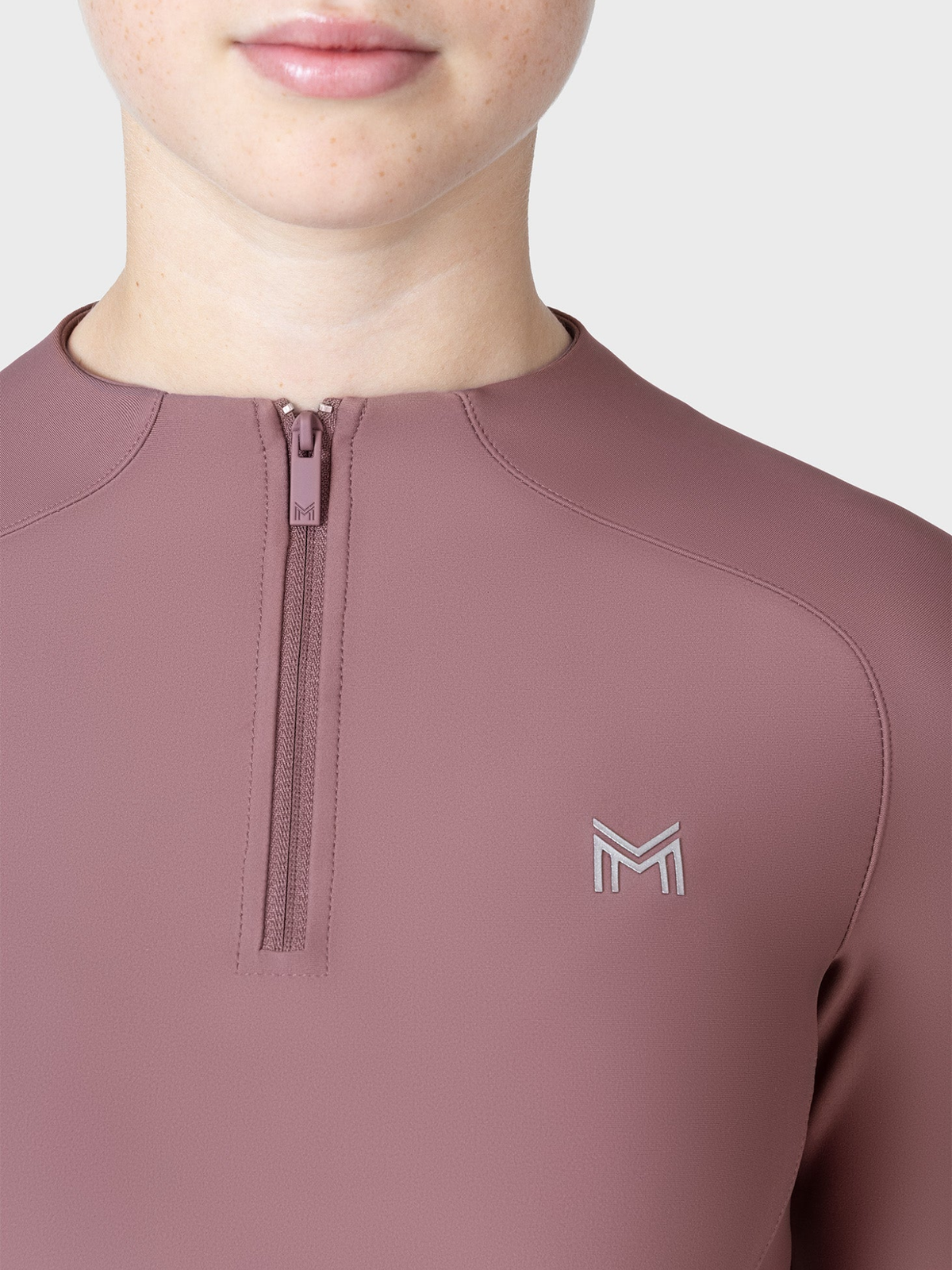 Maximilian Young Rider Nora Long Sleeve Base Layer Heather