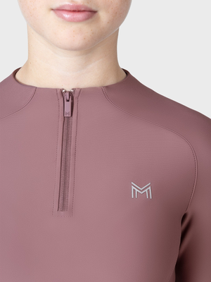 Maximilian Young Rider Nora Long Sleeve Base Layer Heather