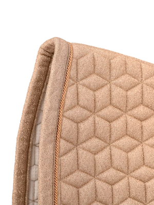Kentucky Sparkling Dressage Saddle Pad Beige