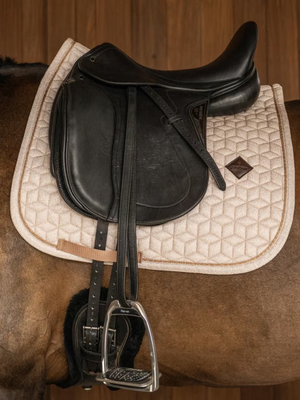 Kentucky Sparkling Dressage Saddle Pad Beige