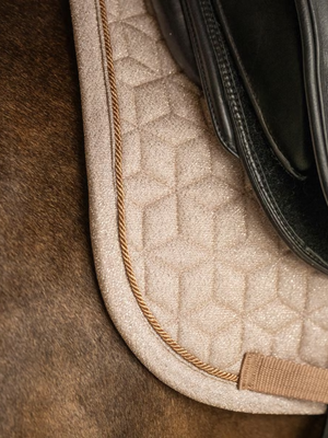 Kentucky Sparkling Dressage Saddle Pad Beige