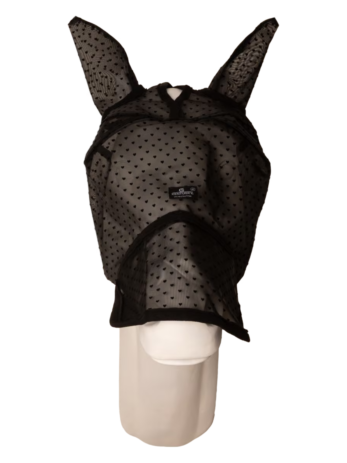 Kentucky Horsewear Fly Mask Heart Black
