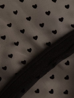 Kentucky Horsewear Fly Mask Heart Black