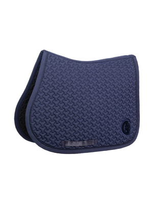Kentucky Plaited Jump Saddle Pad with 3D Logo Navy