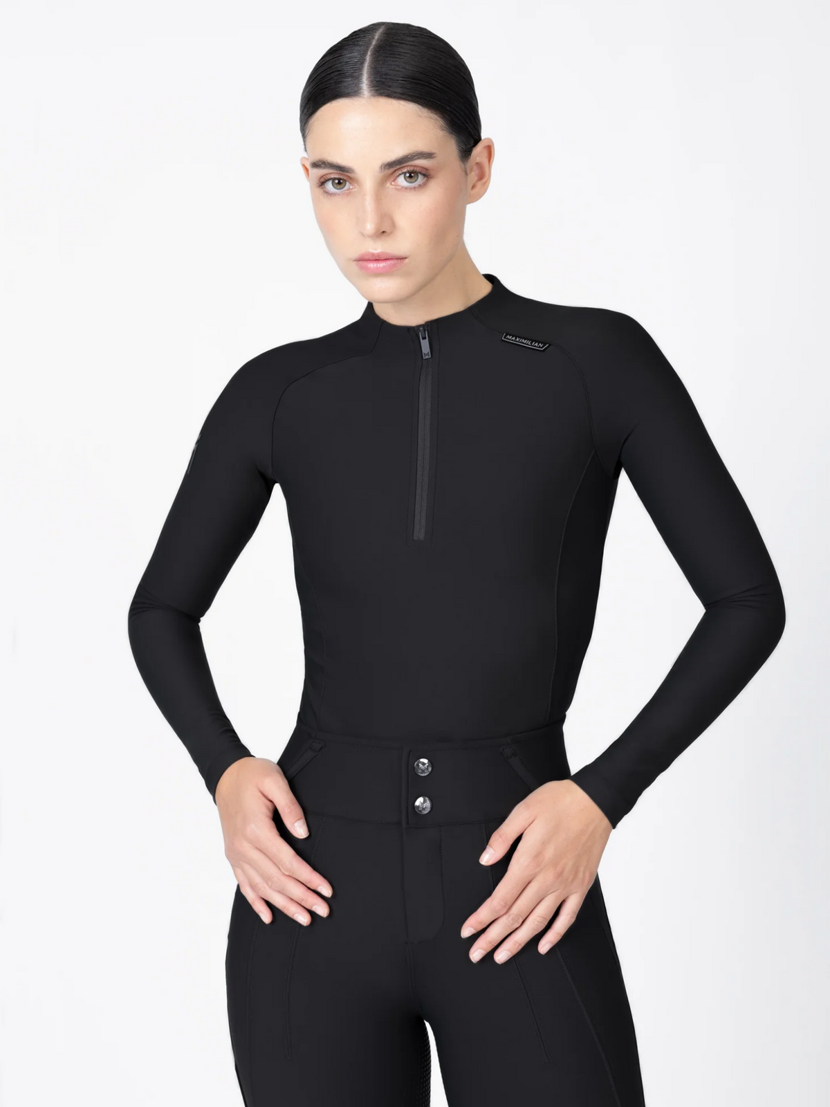 Maximilian Origin Long Sleeve Base Layer Black