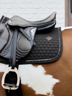 Kentucky Glitter Band Jump Saddle Pad Black