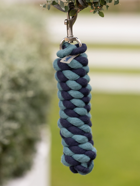 LeMieux Polycotton Leadrope Aloe/Navy