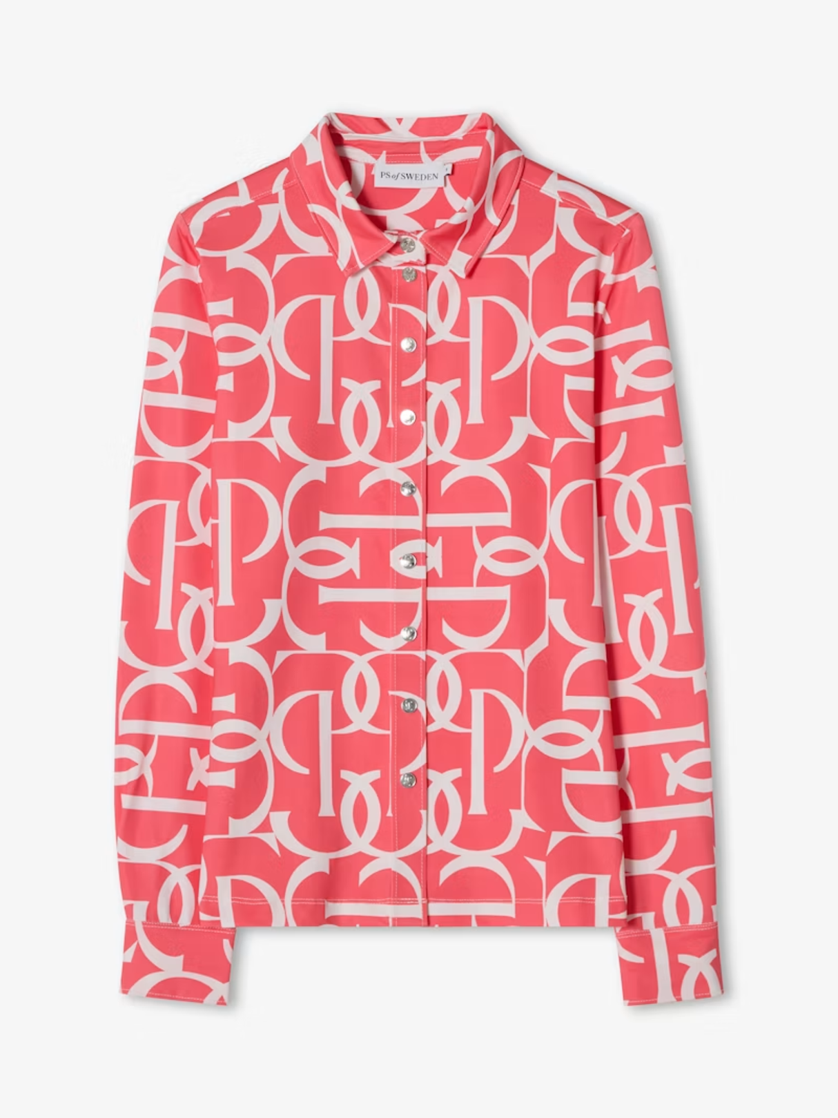 PS of Sweden Valerie Printed Long Sleeve Base Layer Pink Guava