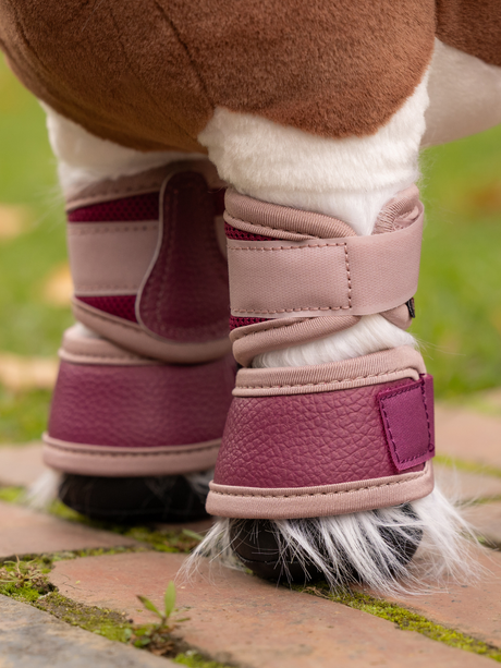 LeMieux Toy Pony Mesh Brushing Boots Blackberry
