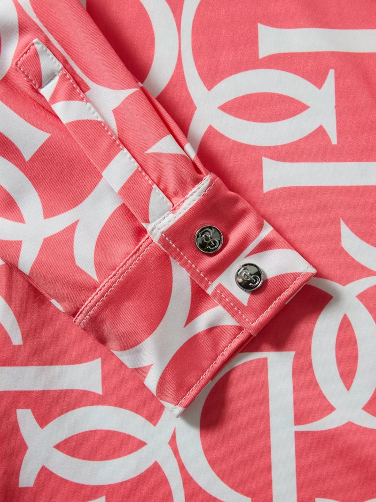 PS of Sweden Valerie Printed Long Sleeve Base Layer Pink Guava