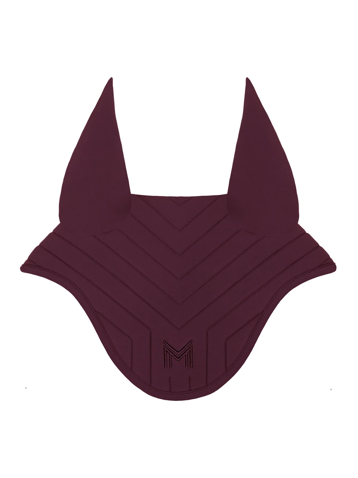 Maximilian Delta Ear Bonnet Burgundy