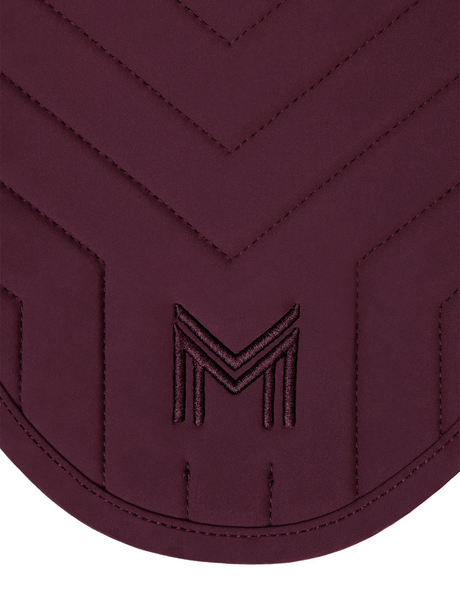 Maximilian Delta Ear Bonnet Burgundy