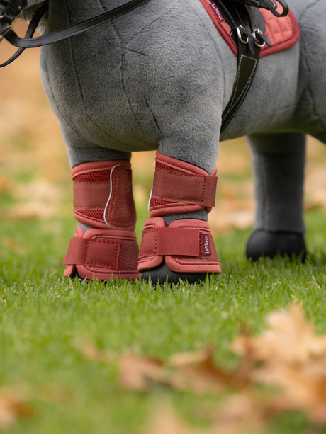 LeMieux Toy Pony Mesh Brushing Boots Russet
