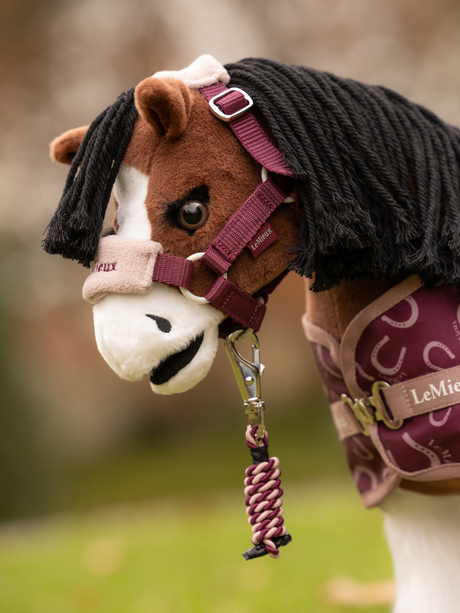 LeMieux Toy Pony Vogue Headcollar & Leadrope Blackberry