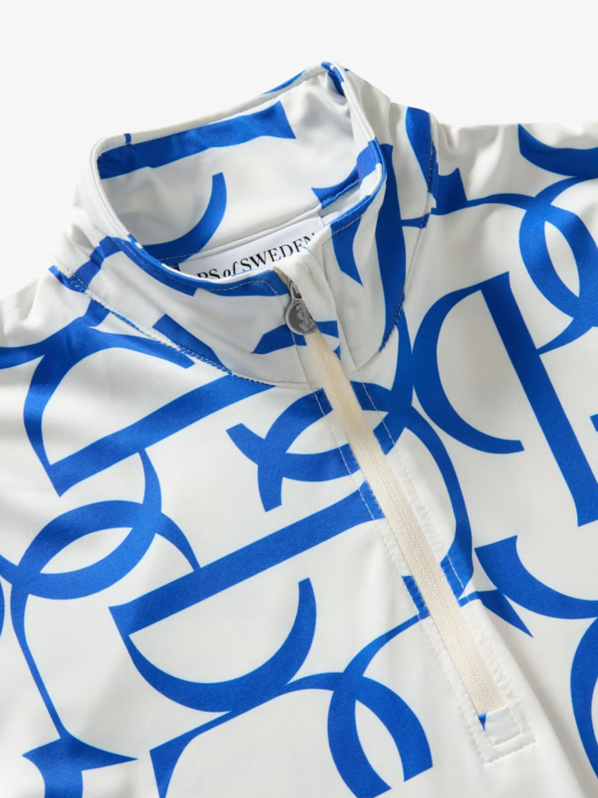 PS of Sweden Vera Printed Short Sleeve Base Layer Sapphire Crush
