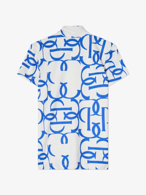 PS of Sweden Vera Printed Short Sleeve Base Layer Sapphire Crush