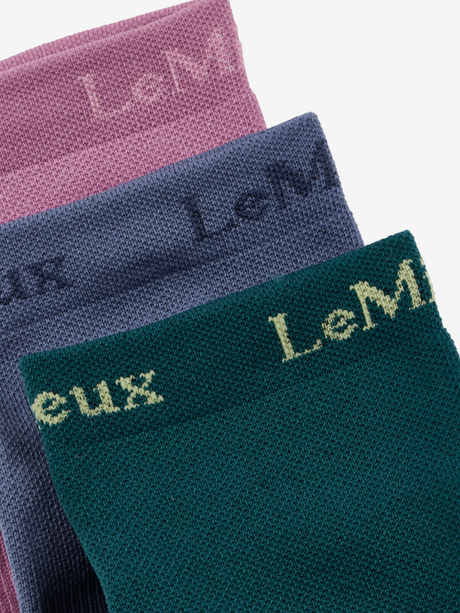 LeMieux Trainer Sock 3 Pack Multi