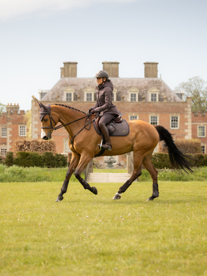 LeMieux Heritage Herringbone Jump Saddle Pad Cocoa